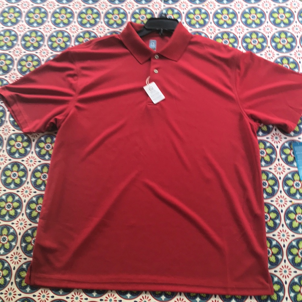 Red Golf polo